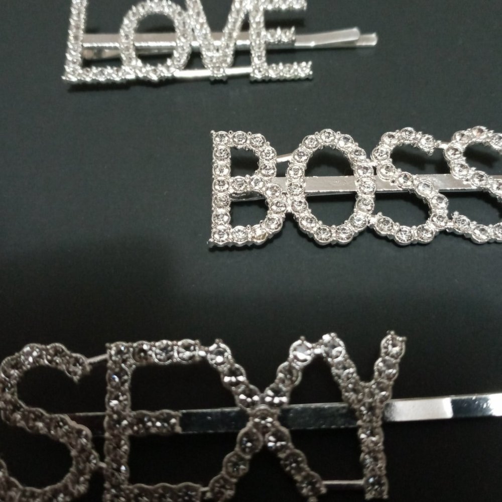 New Super Hot 3 Pack🔥Love Sexy Boss Hairclip Set - Picture 3 of 4